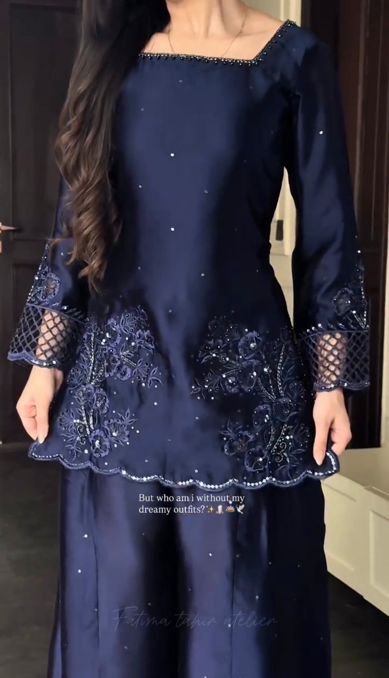 Saya Embroidered Stitched 3 Piece