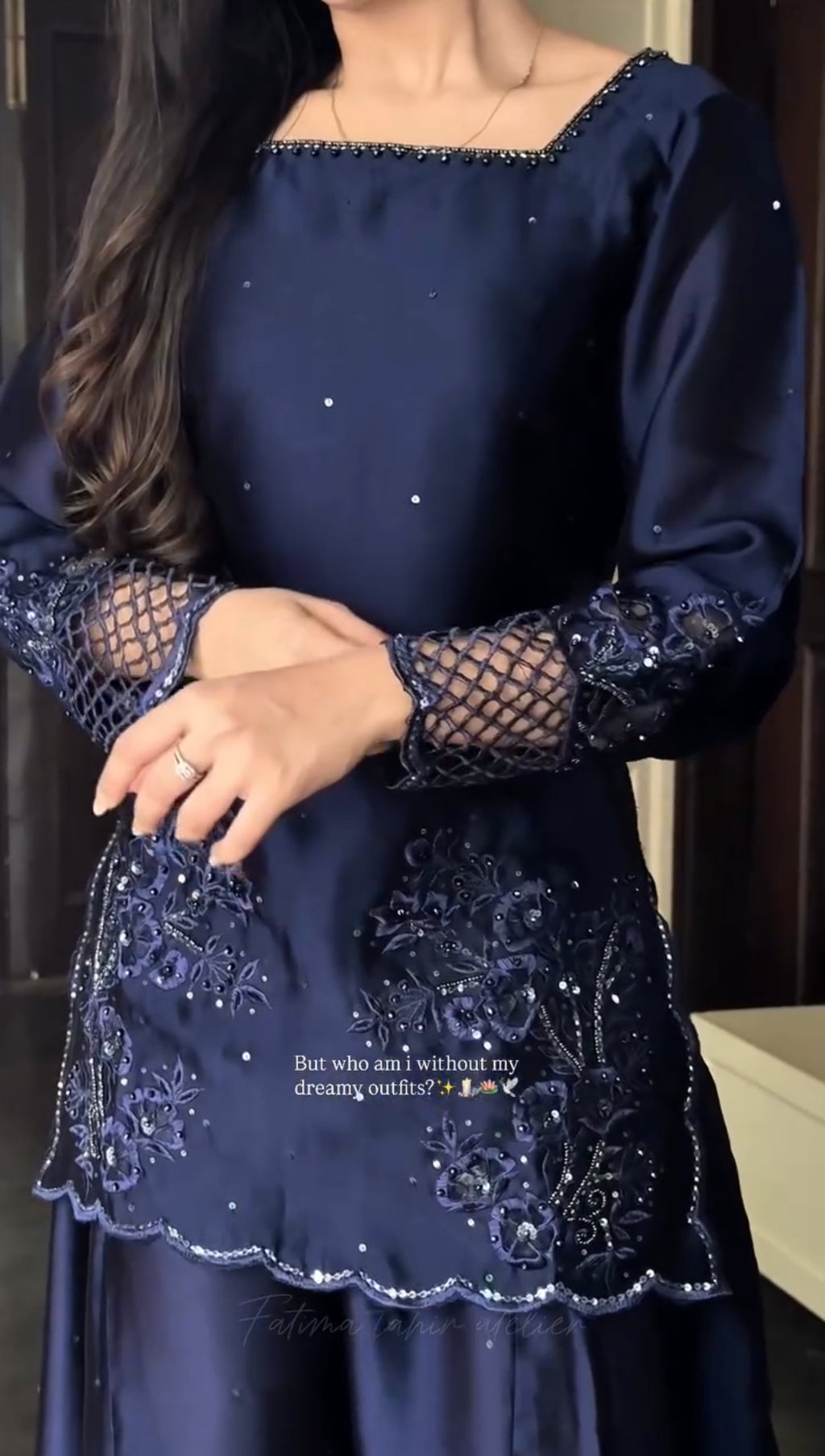 Saya Embroidered Stitched 3 Piece