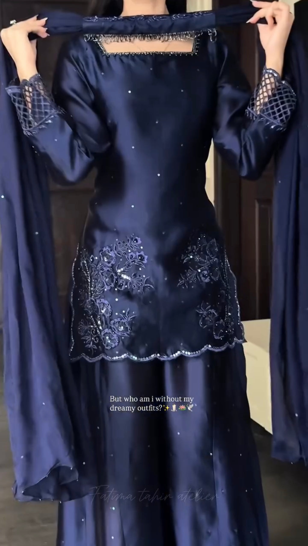 Saya Embroidered Stitched 3 Piece