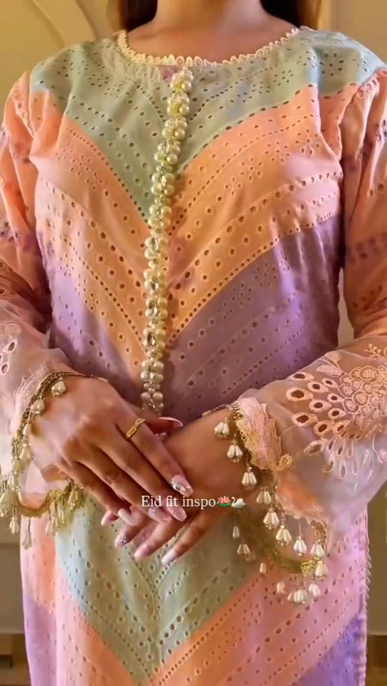 Eid 3 Piece Embroidered Dress