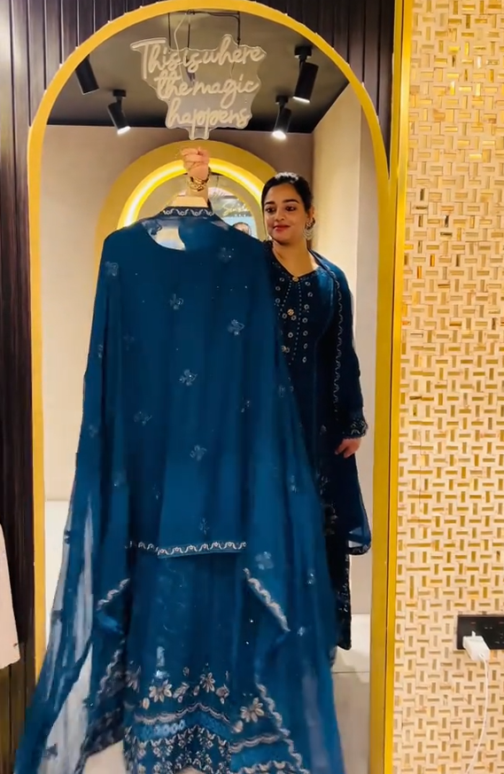 Embroidered 3 Piece Stitched Dress