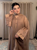 Prettiest Beige 3 Piece Dress