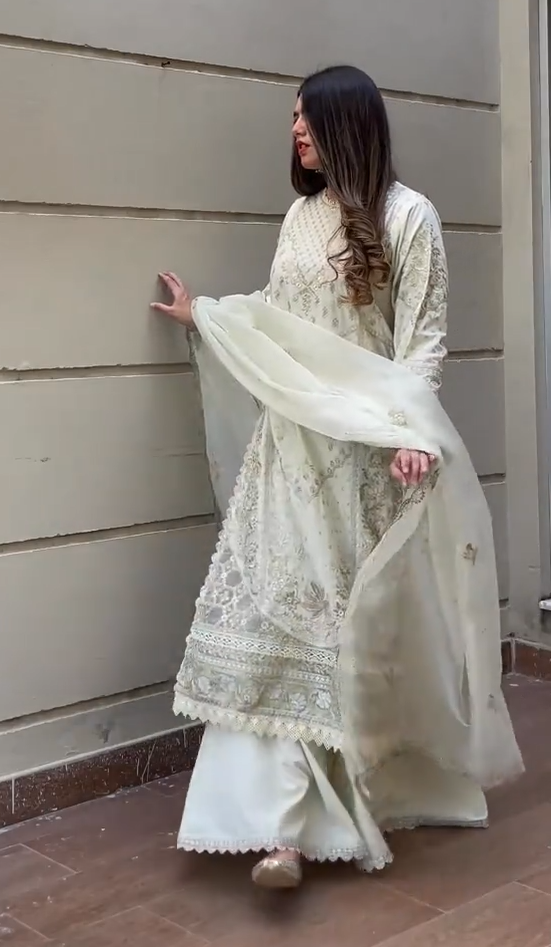 Prettiest Eid 3 Piece Stitched Dress