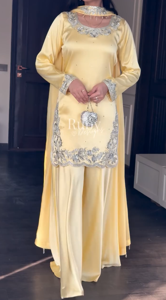 3 Piece Embroidered Festive Dress
