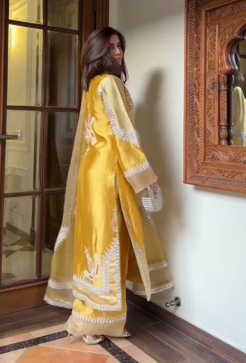Heavy Embroidered Stitched 3 Piece