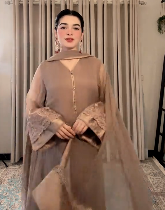 Prettiest Beige 3 Piece Dress