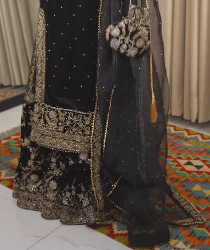 Festive Embroidered 3 Piece Dress