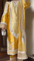Heavy Embroidered Stitched 3 Piece